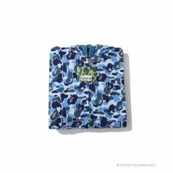 HypeYourBeast Bape Camo Hoodie Shark Head BLUE