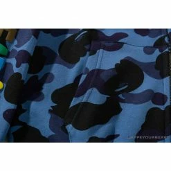 Hypeyourbeast BAPE X Readymade Tiger Head Foam Camouflage Hoodie 'BLUE' Clothes