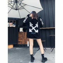 HypeYourBeast Off White Hoodie Black & White