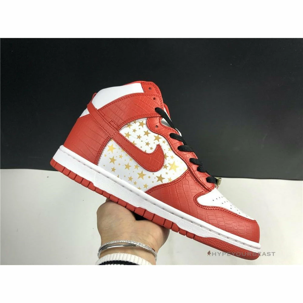 Hypeyourbeast Nike Dunk High X Supreme Red 8 Hypeyourbeast Nike Dunk High X Supreme Red