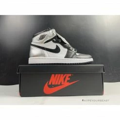 Hypeyourbeast Air Jordan 1 Retro High Silver Toe