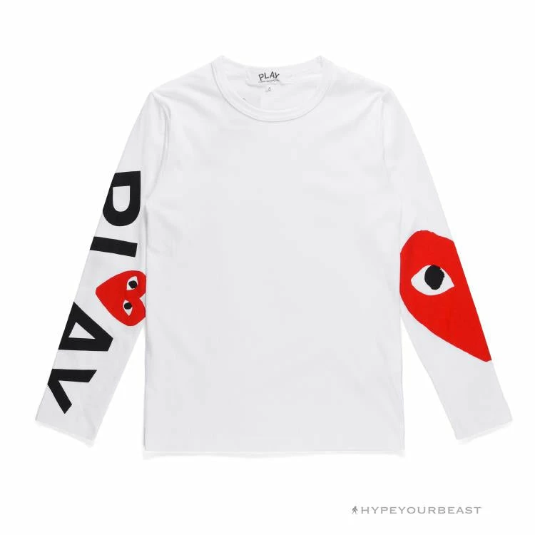 HypeYourBeast CDG PLAY Shirt 2205 White 1 HypeYourBeast CDG PLAY Shirt 2205 White