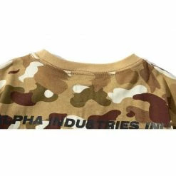 Hypeyourbeast Clothes BAPE Military Style Desert Camouflage Tee Shirt 'YELLOW'