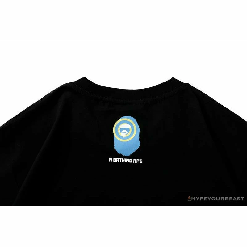 Hypeyourbeast Clothes BAPE Ape Head Blue X Yellow Contrast Letter Tee Shirt 7 Hypeyourbeast Clothes BAPE Ape Head Blue X Yellow Contrast Letter Tee Shirt