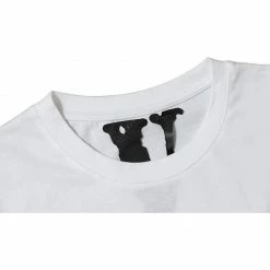 HypeYourBeast Vlone White And Silver Tee Shirt