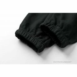 Hypeyourbeast BAPE Classic Ape Head Embroidered Standard Cotton Terry Pants 'BLACK' Clothes