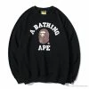 Hypeyourbeast BAPE X Bathing Ape Head Long Sleeve Shirt 'BLACK'