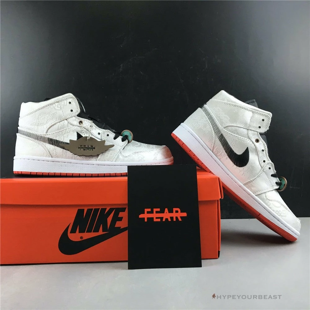 Hypeyourbeast Air Jordan 1 Mid X CLOT White 14 Hypeyourbeast Air Jordan 1 Mid X CLOT White