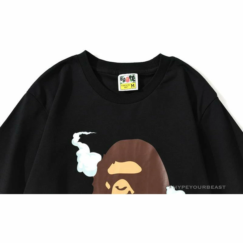 Hypeyourbeast Clothes BAPE Co-Branded Fly Boy Tee Shirt 'BLACK' 4 Hypeyourbeast Clothes BAPE Co-Branded Fly Boy Tee Shirt 'BLACK'