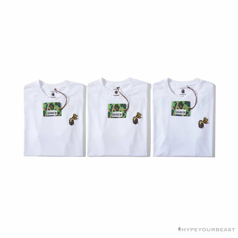Hypeyourbeast BAPE Readymade Small Bee Camouflage Letter Tee Shirt 'GREEN' Clothes 17 Hypeyourbeast BAPE Readymade Small Bee Camouflage Letter Tee Shirt 'GREEN' Clothes