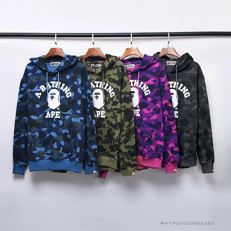 Hypeyourbeast BAPE X Bathing Ape Head Camouflage Hoodie 'PURPLE' 12 Hypeyourbeast BAPE X Bathing Ape Head Camouflage Hoodie 'PURPLE'