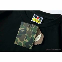 Hypeyourbeast Clothes BAPE APES TOGETHER English Alphabet Ape Head Long Sleeve Shirt 'BLACK' 13 Hypeyourbeast Clothes BAPE APES TOGETHER English Alphabet Ape Head Long Sleeve Shirt 'BLACK'