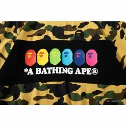 Hypeyourbeast Clothes BAPE KIDS Color Ape Head Camouflage Tee Shirt 'YELLOW' 21 Hypeyourbeast Clothes BAPE KIDS Color Ape Head Camouflage Tee Shirt 'YELLOW'