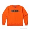 HypeYourBeast Shirts Vlone Black Shirt - Orange