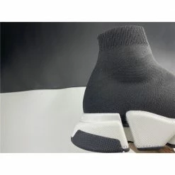 Hypeyourbeast BCG Sock Sneakers Black / White Sole Balanciaga Sock Sneakers