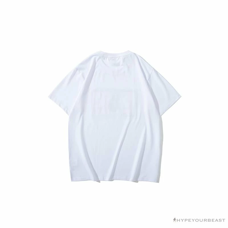 Hypeyourbeast BAPE Spoof Dollar Bill Tee Shirt 'WHITE' 2 Hypeyourbeast BAPE Spoof Dollar Bill Tee Shirt 'WHITE'
