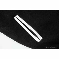 Hypeyourbeast BAPE Embroidered STA Star Stitched Woolen Baseball Jacket 'BLACK'