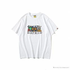 Hypeyourbeast BAPE Baby Milo Halloween Tee Shirt 'WHITE' Clothes