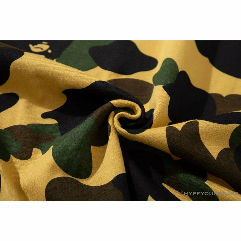 Hypeyourbeast Clothes BAPE KIDS Elbow Hug Gorilla Camouflage Tee Shirt 'YELLOW' 9 Hypeyourbeast Clothes BAPE KIDS Elbow Hug Gorilla Camouflage Tee Shirt 'YELLOW'