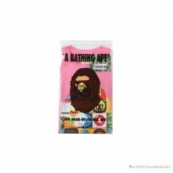Hypeyourbeast Clothes BAPE Baby Milo Color Square Ape Head Tee Shirt 'PINK' 12 Hypeyourbeast Clothes BAPE Baby Milo Color Square Ape Head Tee Shirt 'PINK'