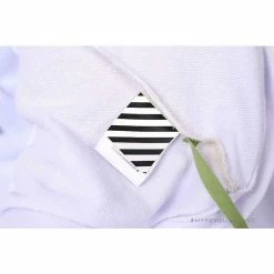 Hypeyourbeast OFF-WHITE Rubber Strip Arrow Hoodie 'WHITE' Hoodies & Jackets
