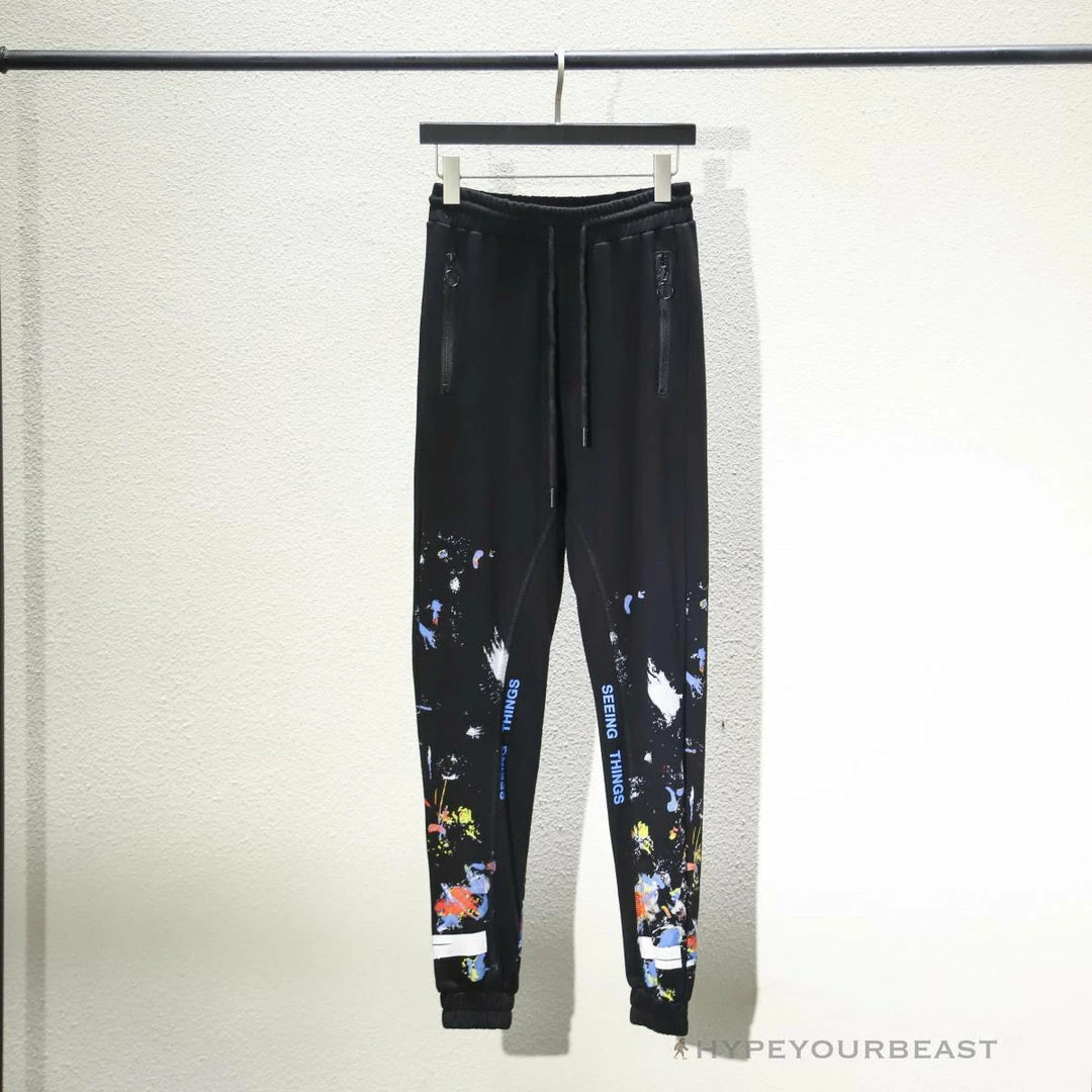 Hypeyourbeast OFF-WHITE Pants Black Paint 1 Hypeyourbeast OFF-WHITE Pants Black Paint