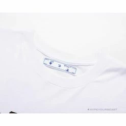 Hypeyourbeast T-Shirts OFF-WHITE Arrow Flying Cow Tee Shirt 'WHITE'