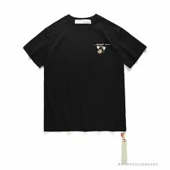 Hypeyourbeast OFF-WHITE Disney Spring X Summer Mickey With Pluto Tee Shirt 'BLACK' T-Shirts