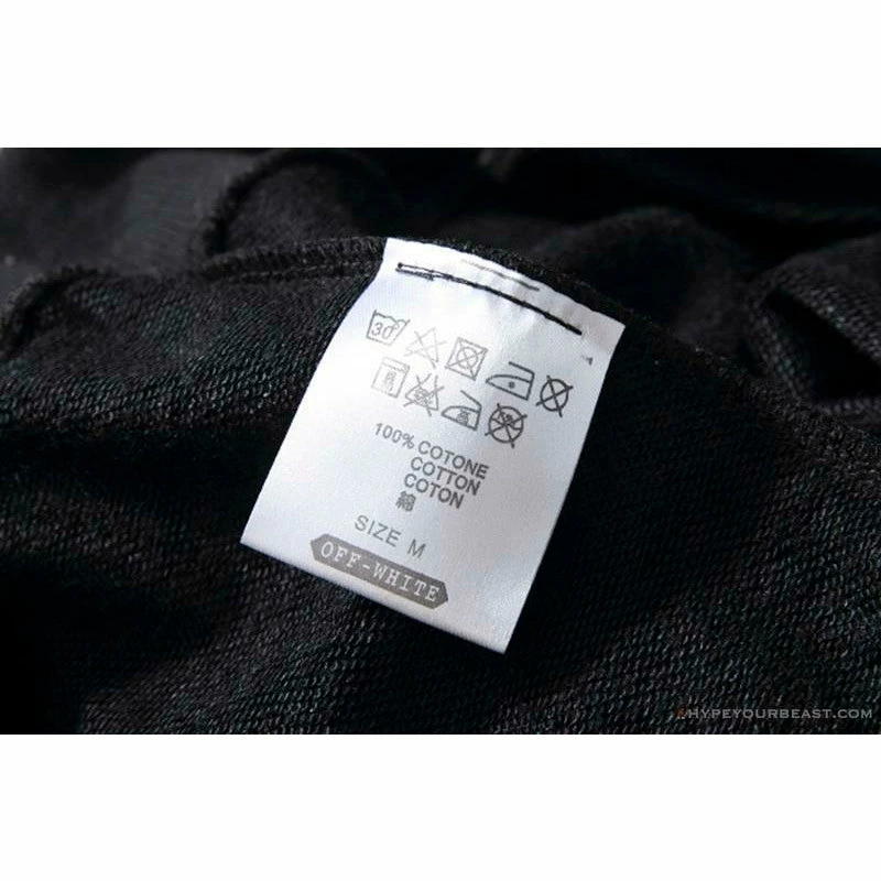 Hypeyourbeast OFF-WHITE Classic Wave Oil Painting Cotton Terry Long Sleeve Shirt 'BLACK' Shirts 12 Hypeyourbeast OFF-WHITE Classic Wave Oil Painting Cotton Terry Long Sleeve Shirt 'BLACK' Shirts