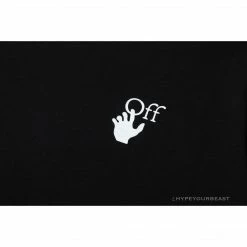 Hypeyourbeast OFF-WHITE Gradient Classic Cross Arrow Tee Shirt 'BLACK' 18 Hypeyourbeast OFF-WHITE Gradient Classic Cross Arrow Tee Shirt 'BLACK'