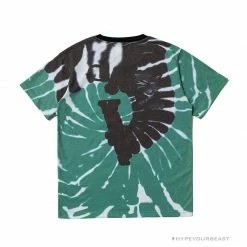 Hypeyourbeast T-Shirts OFF-WHITE VLone O Version 'GREEN' Tee Shirt