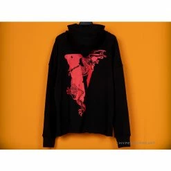 HypeYourBeast Vlone Black Red Serpent Hoodie