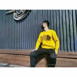HypeYourBeast GC X TNF Hoodie Yellow Hoodies & Jackets