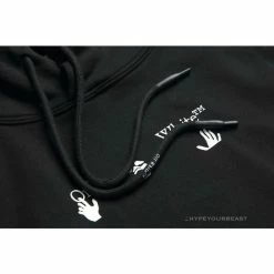 HypeYourBeast Off White Hoodie Black GREY Hoodies & Jackets