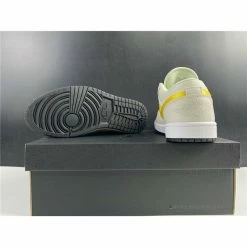 Hypeyourbeast Air Jordan 1 Low 'Palm Tree Beige Yellow'