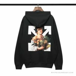 HypeYourBeast Off White Hoodie Black Fruits Hoodies & Jackets