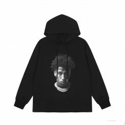 HypeYourBeast Vlone Hoodie Black Face