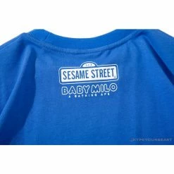 Hypeyourbeast BAPE Baby Milo Sesame Street Carp Streamer Tee Shirt 'BLUE'