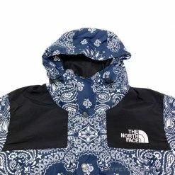 HypeYourBeast Supreme X TNF Bandana Jacket Blue Hoodies & Jackets
