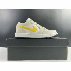 Hypeyourbeast Air Jordan 1 Low 'Palm Tree Beige Yellow'