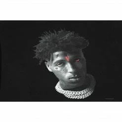 HypeYourBeast Vlone Hoodie Black Face