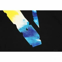 HypeYourBeast Vlone Hoodie Blue Yellow Logo (Black)