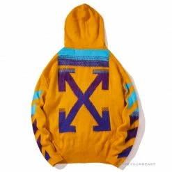 HypeYourBeast Off White Hoodie Yellow