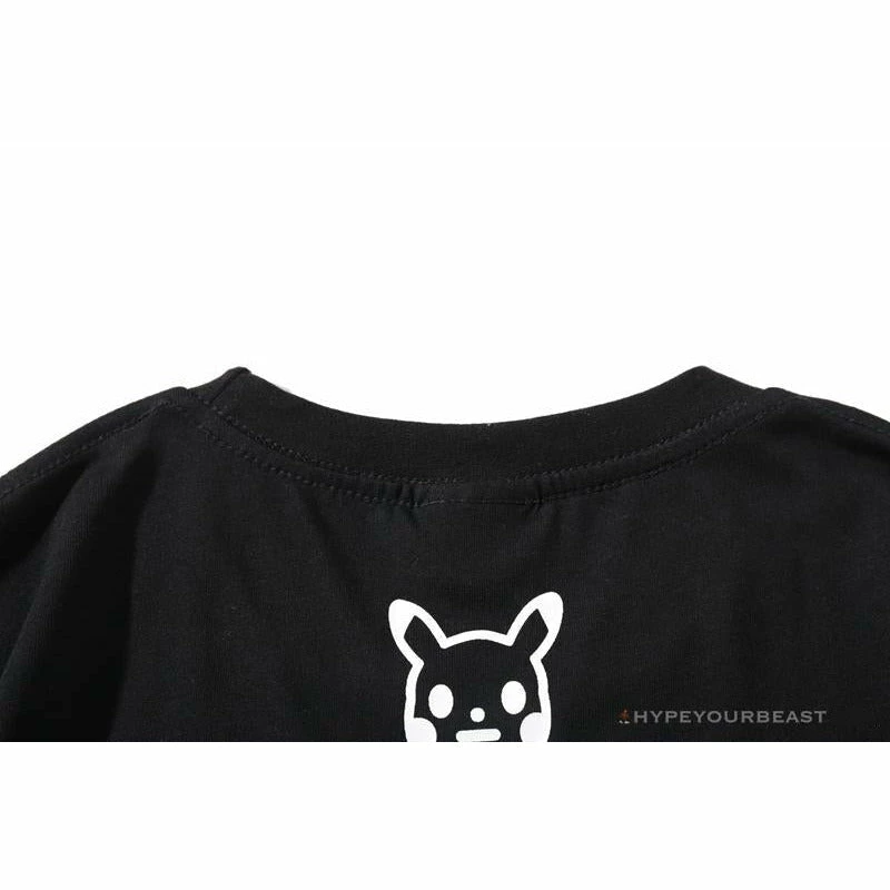 Hypeyourbeast Clothes BAPE Pokémon Co-branded Ape Head Tee Shirt 'BLACK' 7 Hypeyourbeast Clothes BAPE Pokémon Co-branded Ape Head Tee Shirt 'BLACK'