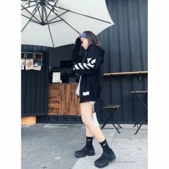 HypeYourBeast Off White Hoodie Black & White