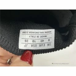 Hypeyourbeast BCG Sock Sneakers Black / White Sole Balanciaga Sock Sneakers