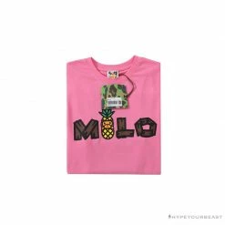 Hypeyourbeast BAPE Comic Dragon Ball Tee Shirt 'PINK' Clothes