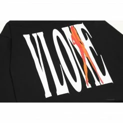 HypeYourBeast Vlone Hoodie Black Love Hoodies & Jackets