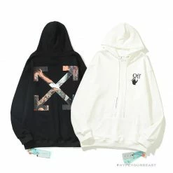 HypeYourBeast Off White Hoodie Skull Black