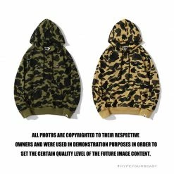 HypeYourBeast BAPE Camouflage Kangaroo Hooded Hoodie Green Clothes 11 HypeYourBeast BAPE Camouflage Kangaroo Hooded Hoodie Green Clothes